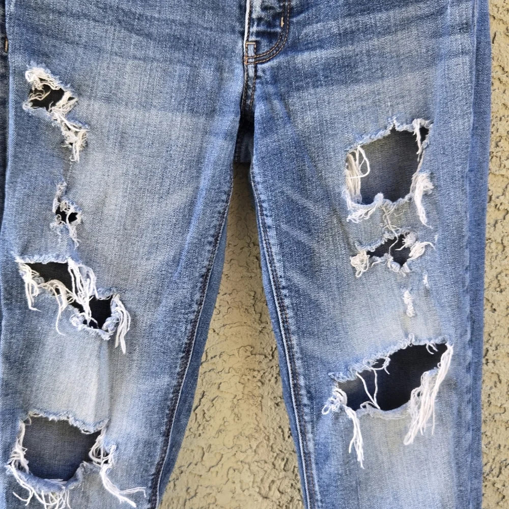 American Eagle Tomgirl Women's Blue Jeans - Picture 5 of 10